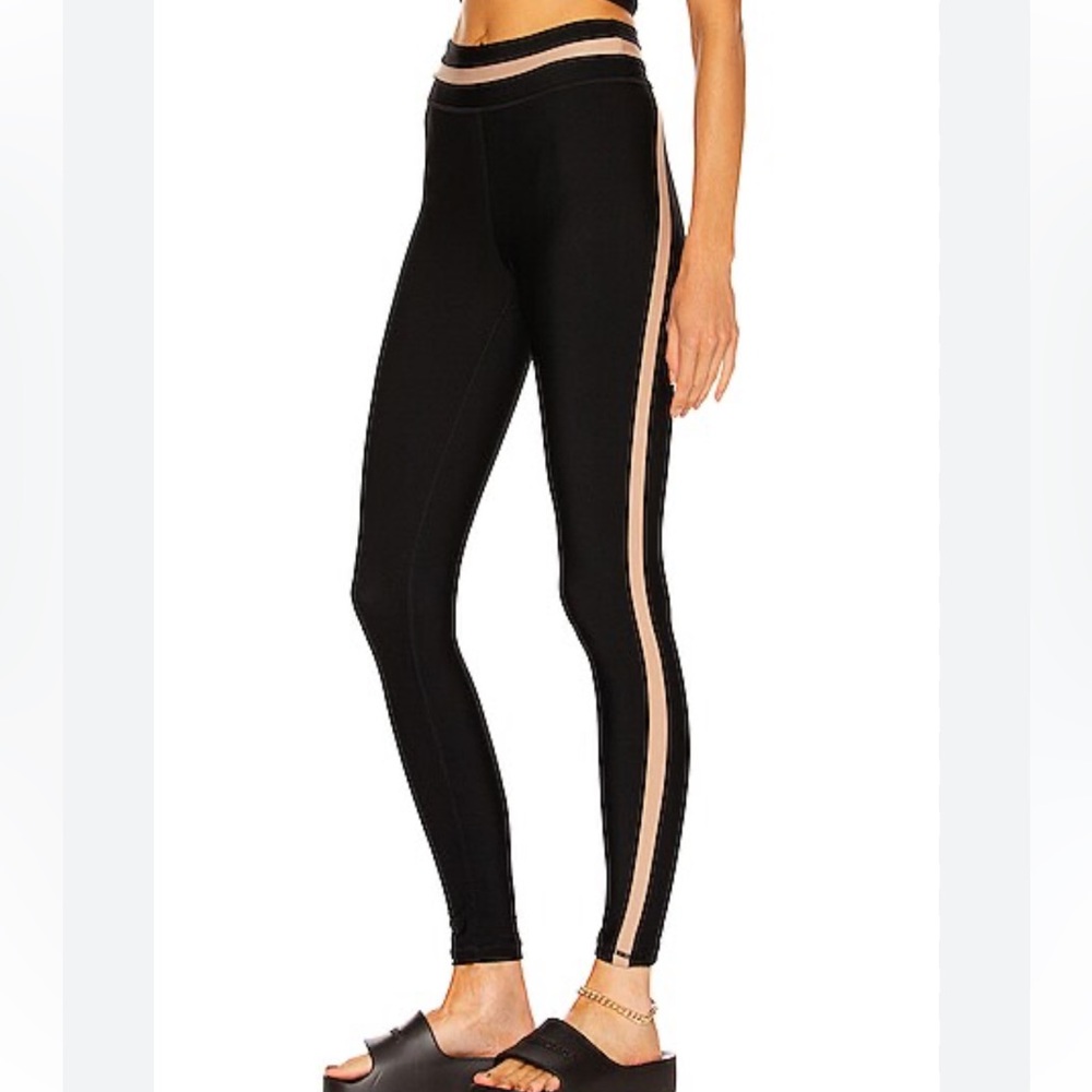 The Upside High Waisted Leggings with gold stripe women’s size 8